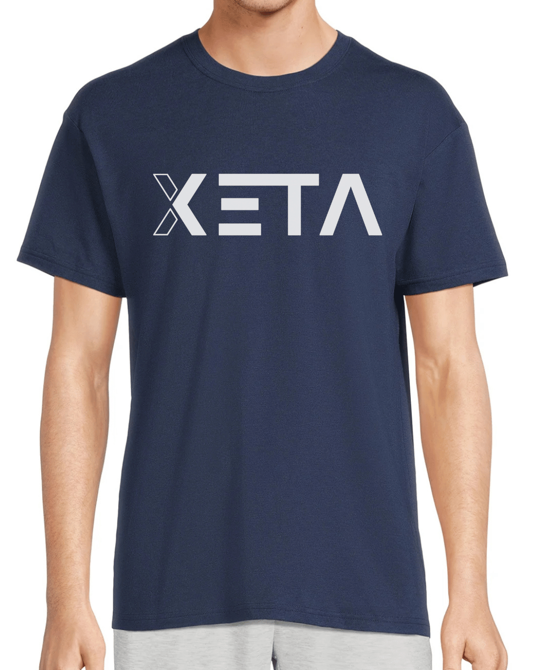 XETA Signature Tri-Blend T-Shirt NAVY BLUE