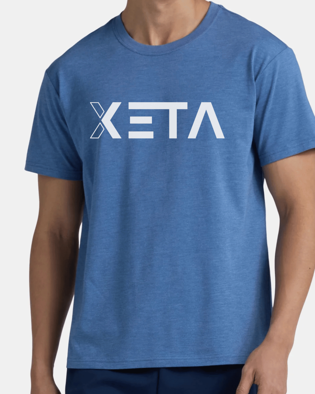 XETA Signature Tri-Blend T-Shirt BLUE